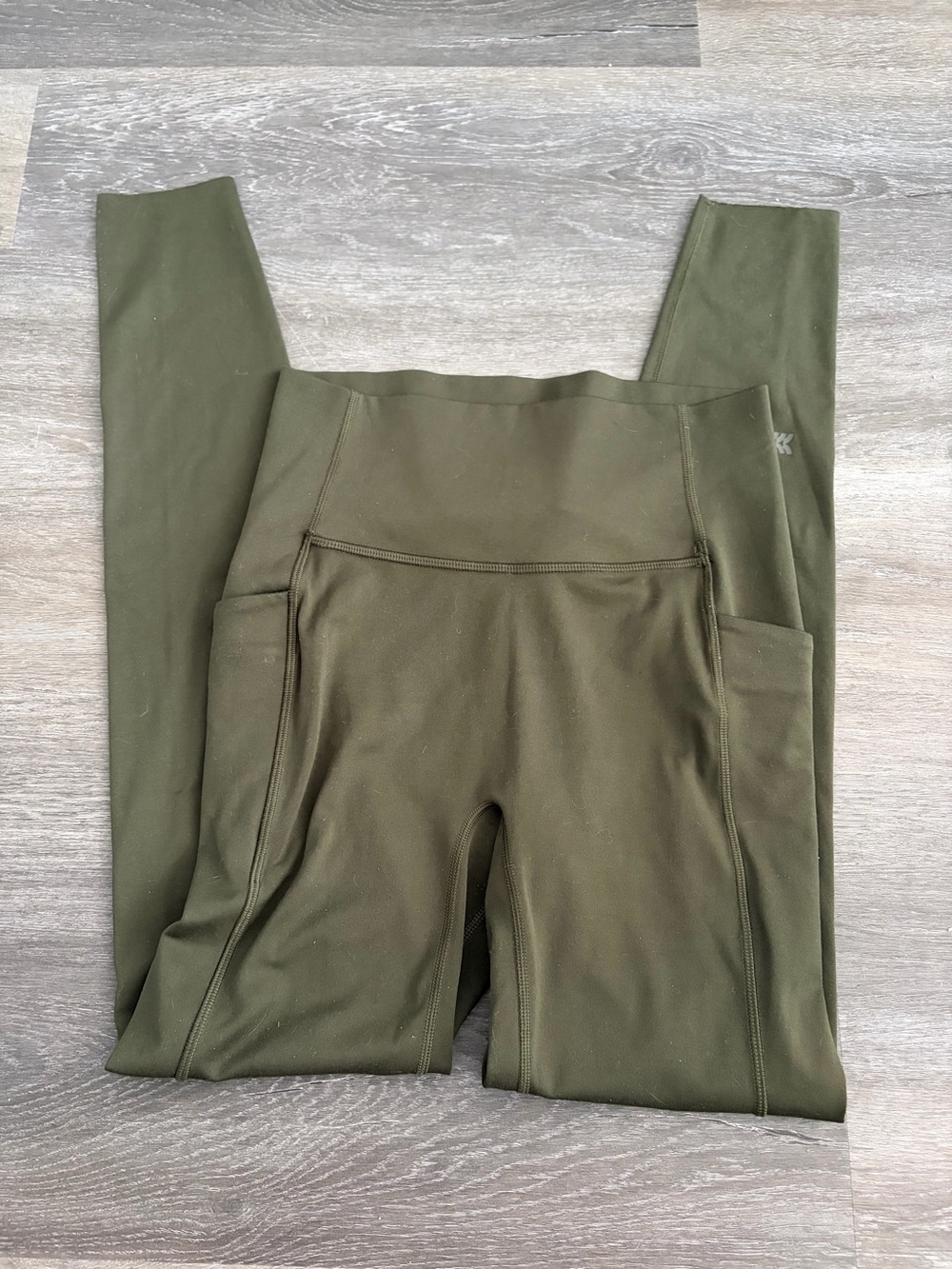 all in motion Olive Green High-Waist Leggings with Side Pockets